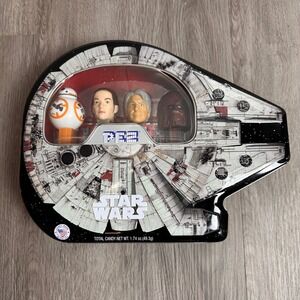 Star Wars Millennium Falcon PEZ Dispenser‎ Collectible Gift Tin